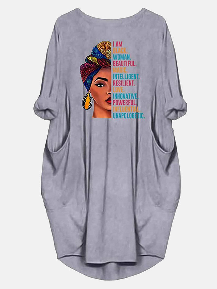 graphic print t-shirt dress - View 10 | Lwiis