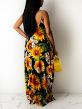 Spaghetti strap maxi dress - View 9 | Lwiis