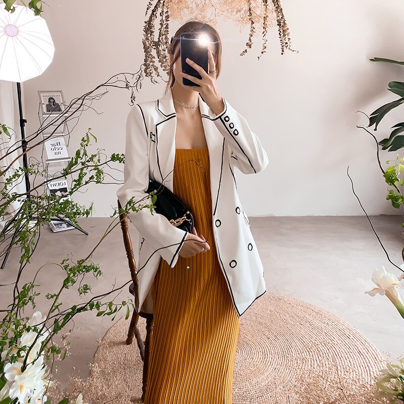 Midi Slip Dress with Spaghetti Straps - View 8 | Lwiis