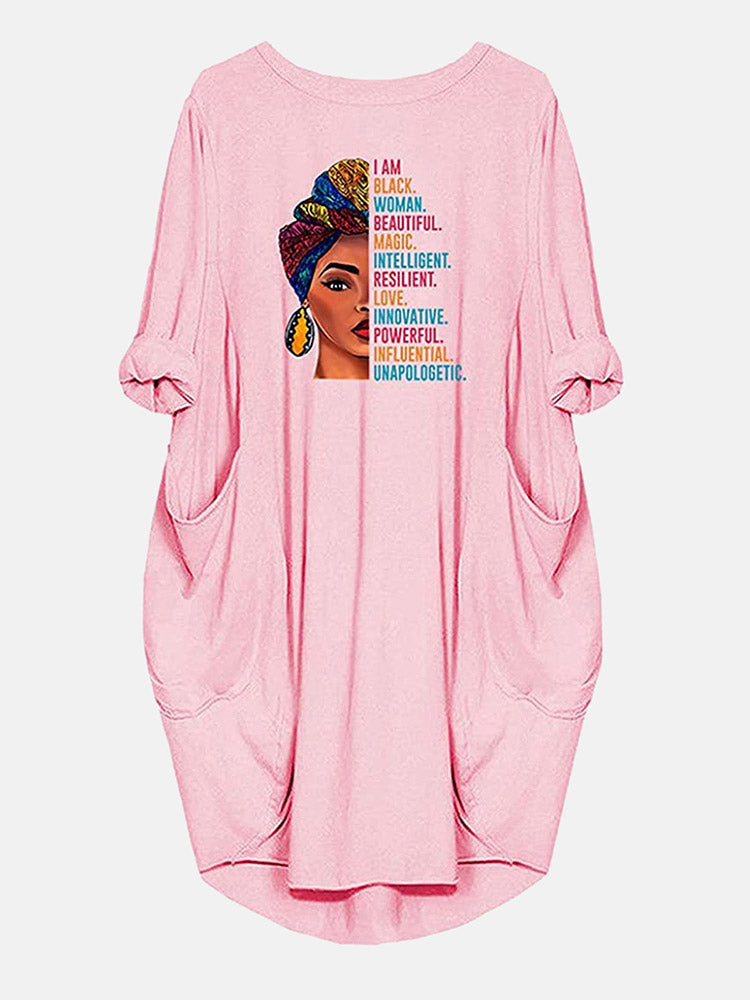 graphic print t-shirt dress - View 8 | Lwiis