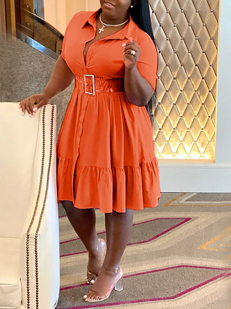 Button Down Shirt Dress - View 17 | Lwiis