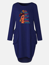 graphic print t-shirt dress - View 6 | Lwiis
