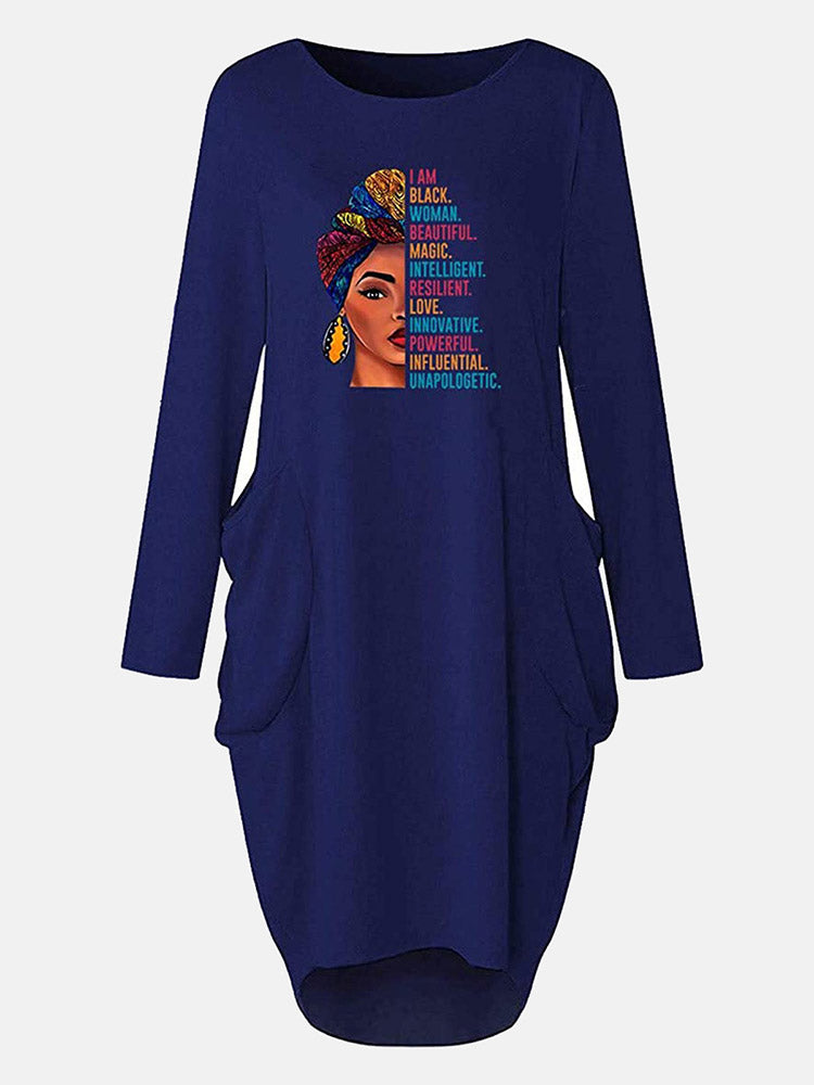 graphic print t-shirt dress - View 6 | Lwiis