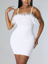 Rhinestone fringe mini dress - View 9 | Lwiis