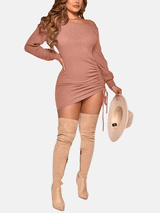 Ribbed knit mini dress - View 11 | Lwiis