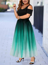 Ombre Maxi Dress - View 7 | Lwiis