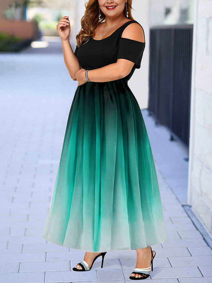 Ombre Maxi Dress - View 7 | Lwiis