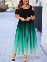 Ombre Maxi Dress - View 6 | Lwiis