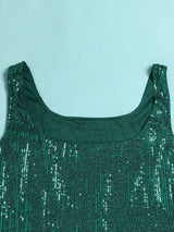 Elegant sequined mermaid maxi dress - View 7 | Lwiis