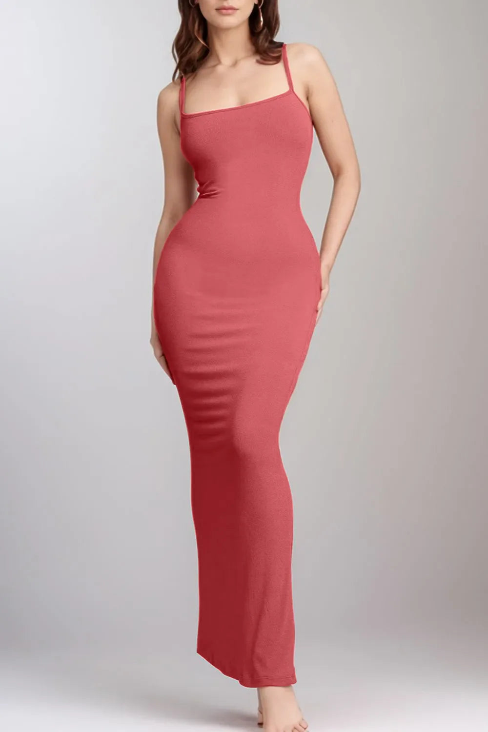 Sleeveless maxi dress with built-in shapewear - View 7 | Lwiis
