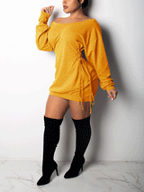 Off shoulder mini dress - View 15 | Lwiis