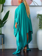 Oversized Batwing Shirt Dress - View 8 | Lwiis
