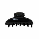 Black glossy hair claw clip