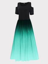 Ombre Maxi Dress - View 9 | Lwiis
