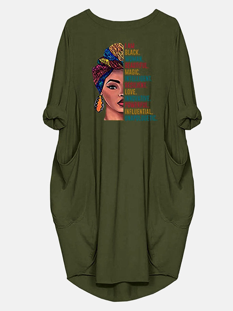 graphic print t-shirt dress - View 11 | Lwiis