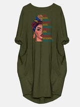 graphic print t-shirt dress - View 11 | Lwiis