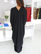 Sleeveless V-neck Maxi Dress with Side Slit - View 6 | Lwiis