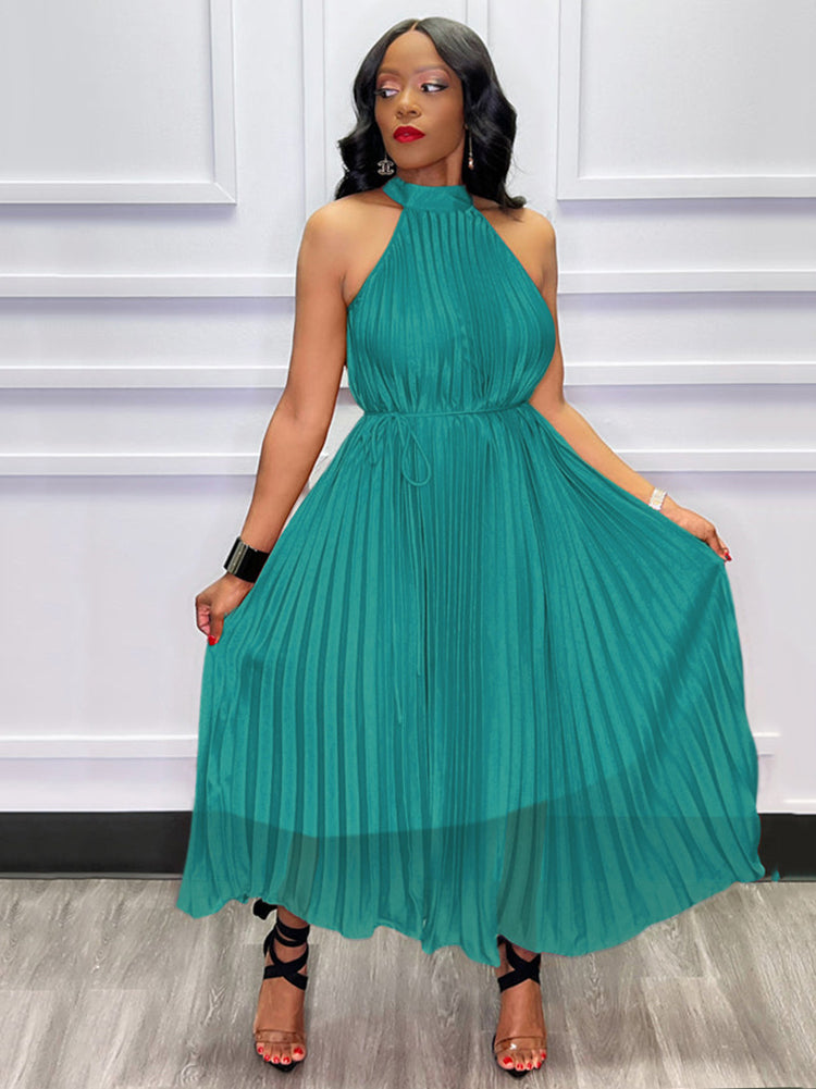 Sleeveless Maxi Dress - View 9 | Lwiis