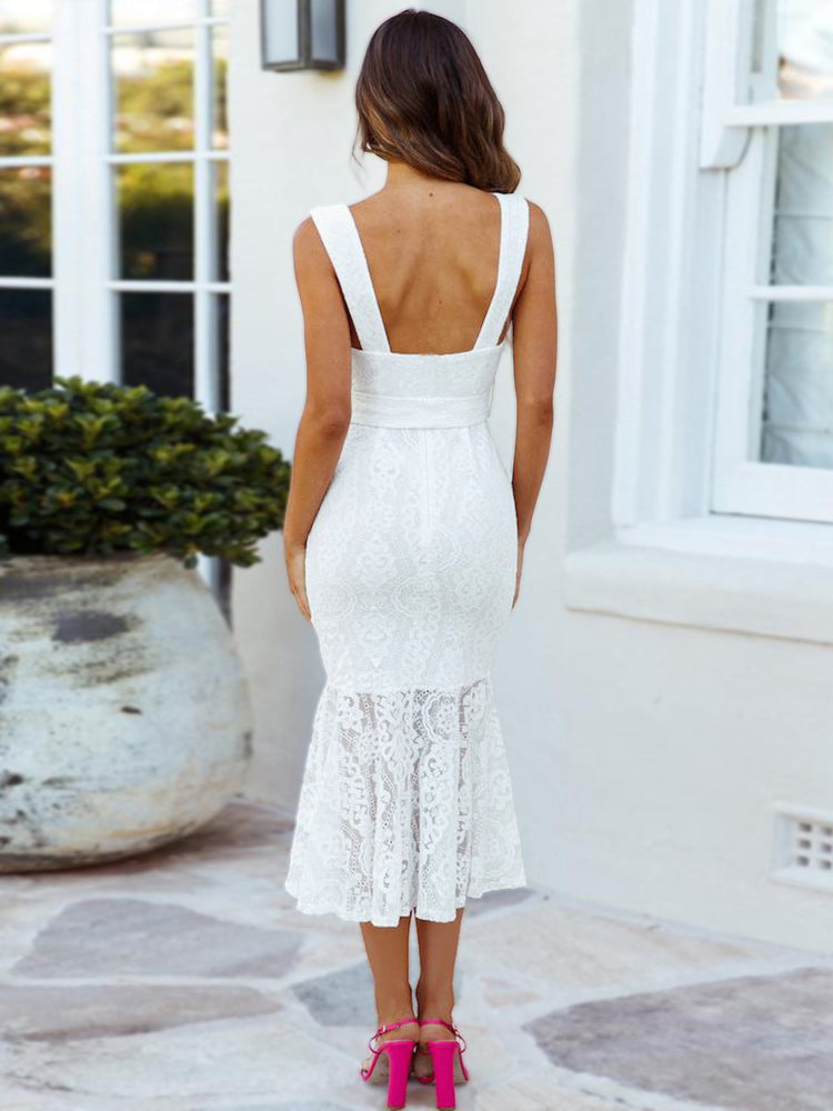 Lace midi dress - View 11 | Lwiis