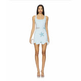 Starfish Applique Knit Mini Dress - View 7 | Lwiis