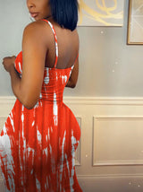 Tie Dye Midi Dress - View 9 | Lwiis