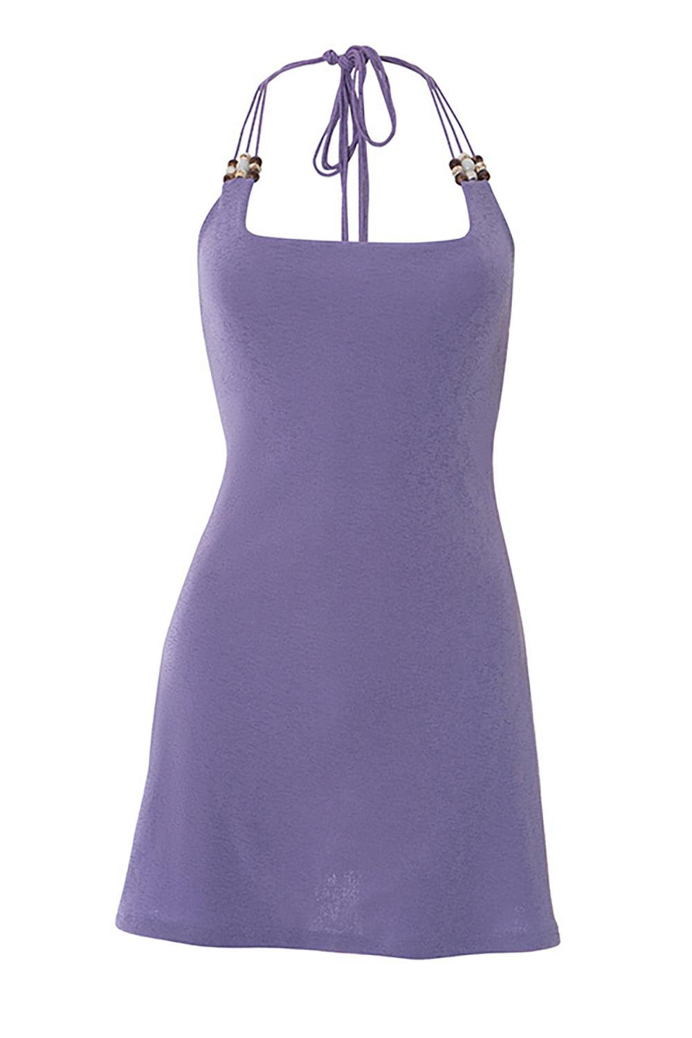 Halter neck mini dress - View 7 | Lwiis