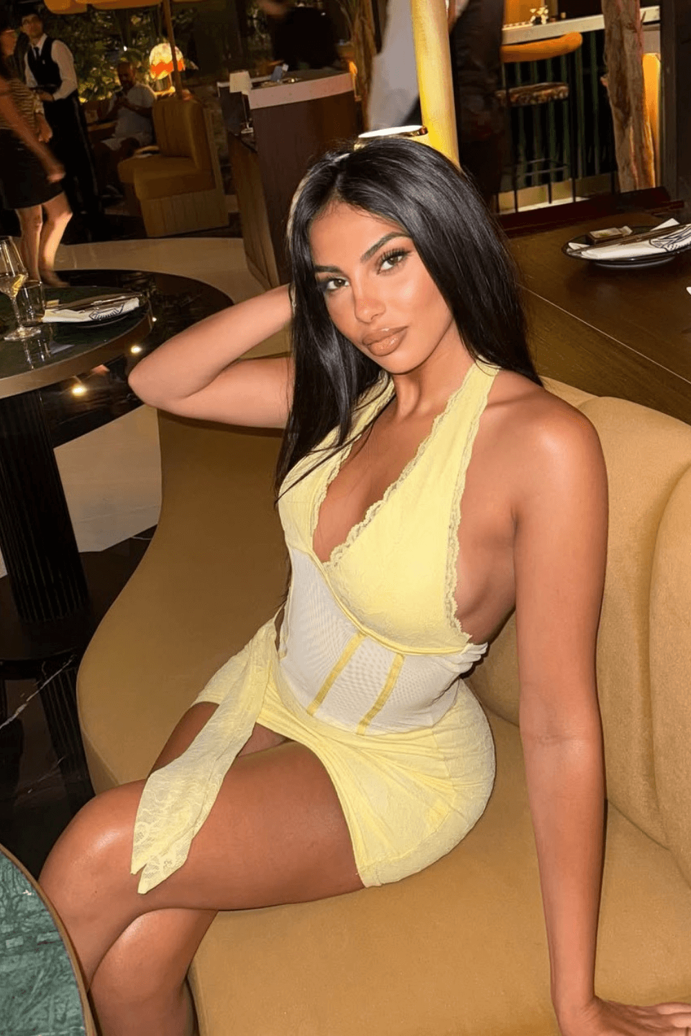 Corset Halter Mini Dress - View 7 | Lwiis
