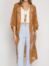 Lace Kimono Beach Cover Up - View 8 | Lwiis