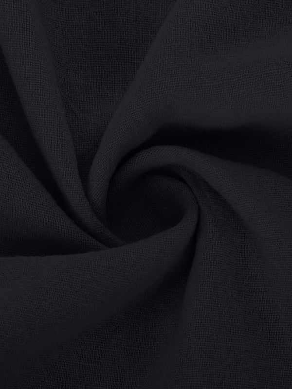 Round neck midi dress with empire waist - View 11 | Lwiis