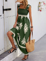 Printed Maxi Dress - View 25 | Lwiis