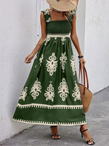 Printed Maxi Dress - View 38 | Lwiis