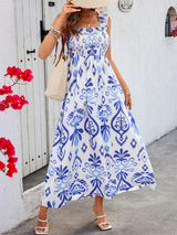 Printed Maxi Dress - View 39 | Lwiis