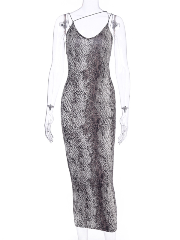 Leopard print knit midi dress - View 8 | Lwiis