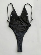 High cut one piece swimsuit - View 7 | Lwiis